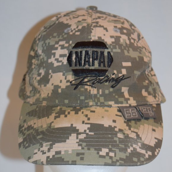NAPA Racing Camo Hat  Intrepid Fallen Heroes Fund  #56 #28  Nascar NHRA - Picture 1 of 5